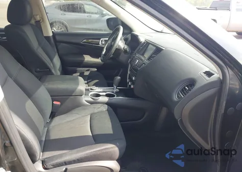 2017 Nissan Pathfinder S из США, поврежденный, VIN 5N1DR2MM9HC687775